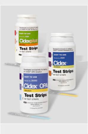 Strips Test OPA Concentration Indicator Cidex® P .. .  .  